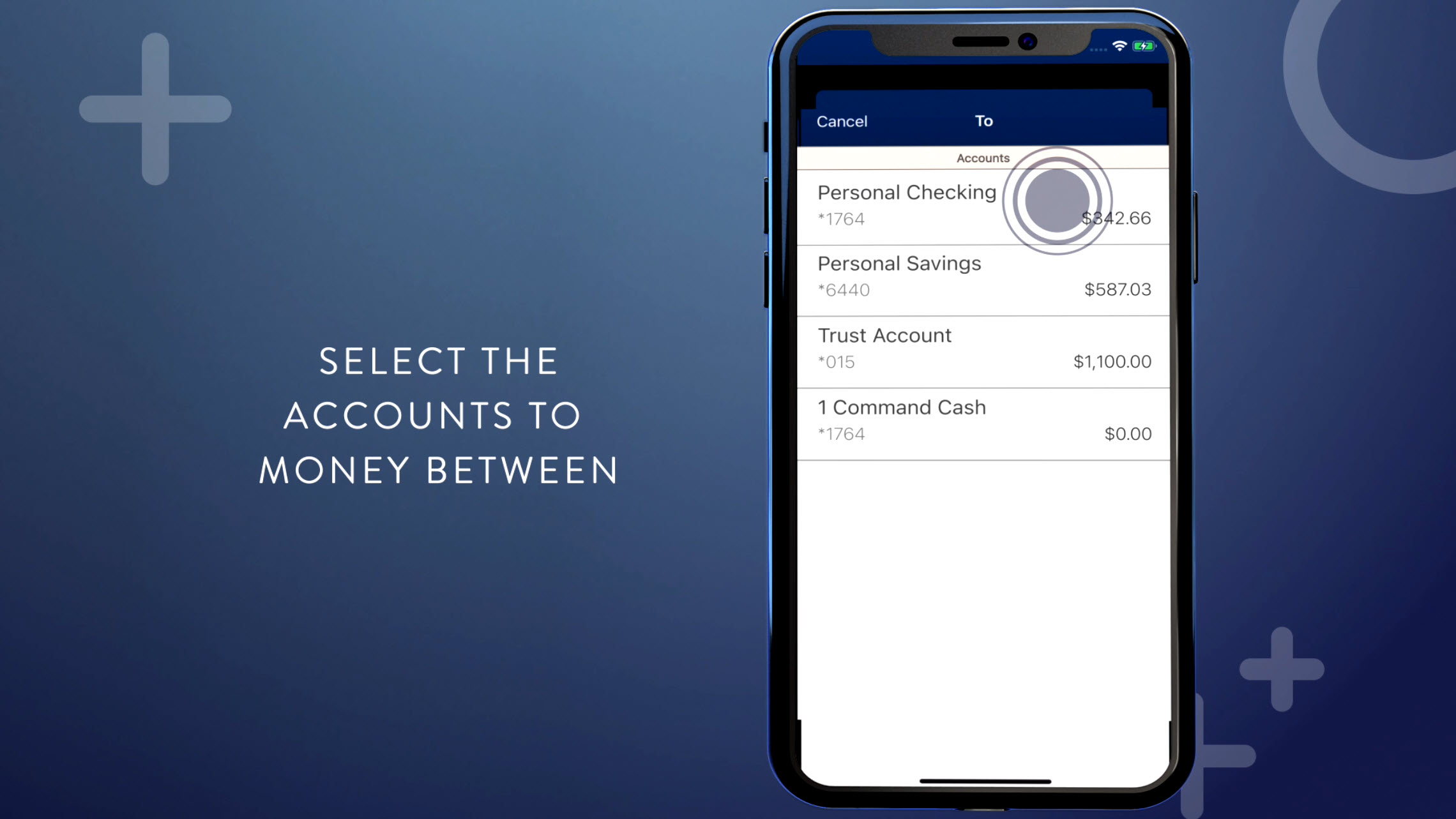Transfer Money with BancFirst Mobile App